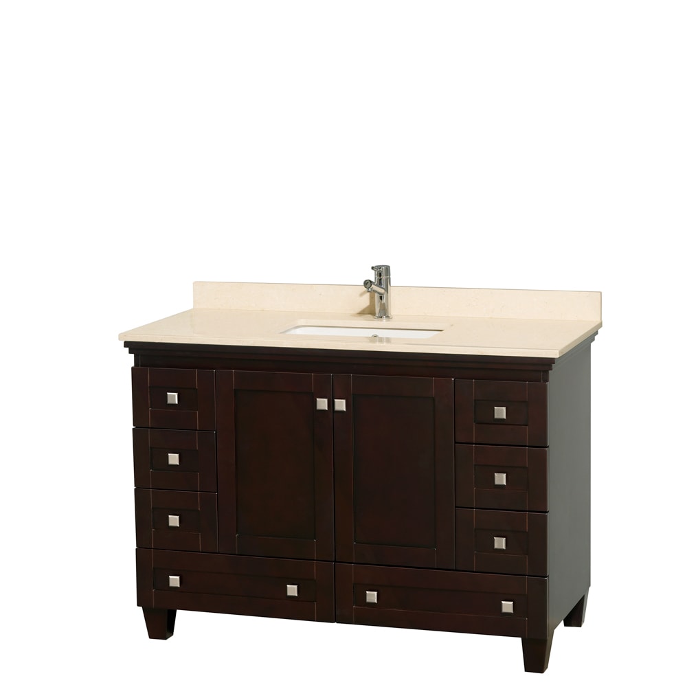 Wyndham Collection Wyndham Collection Acclaim 48 inch Single Espresso Vanity Brown Size Single Vanities