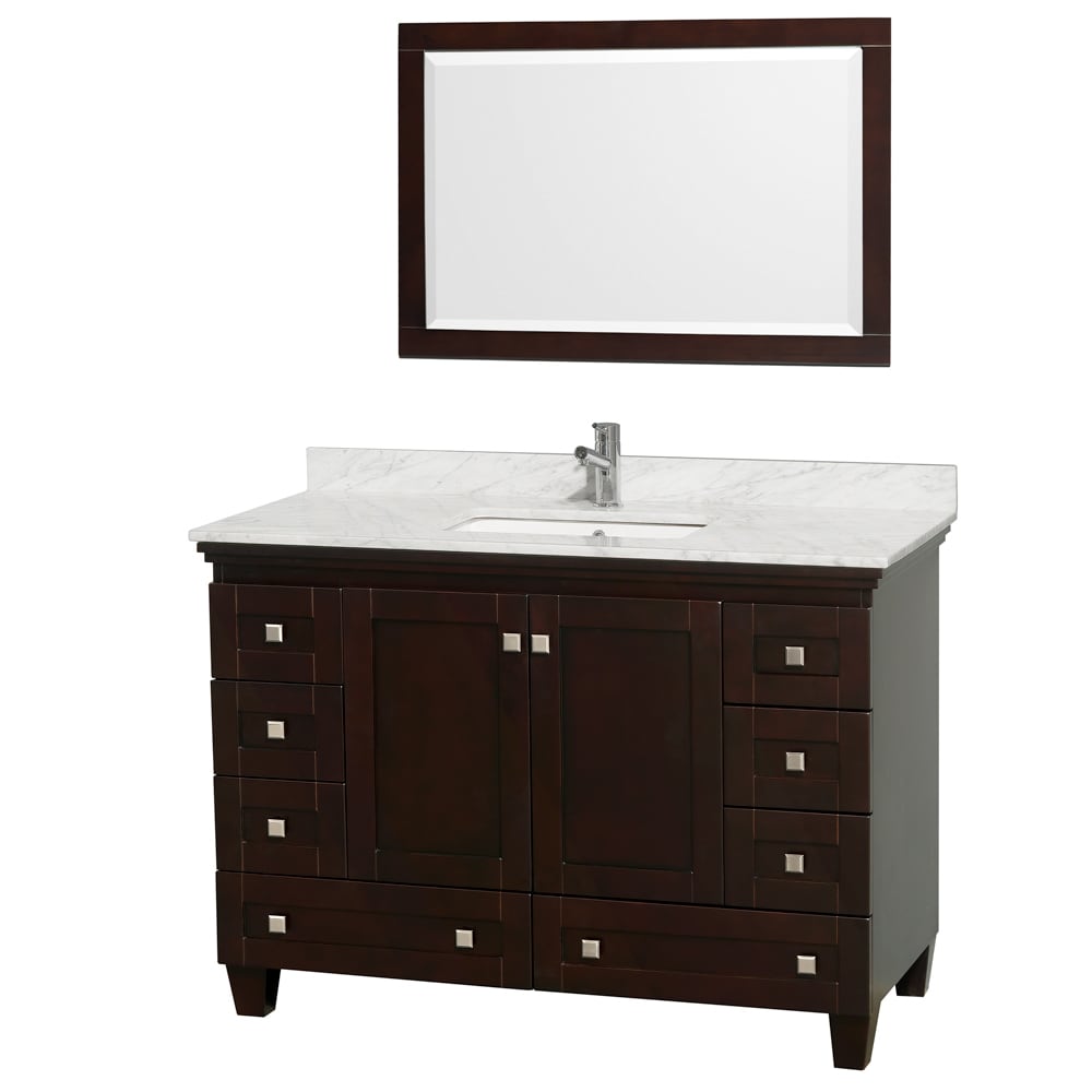 Wyndham Collection Acclaim 48 inch Single Espresso Vanity