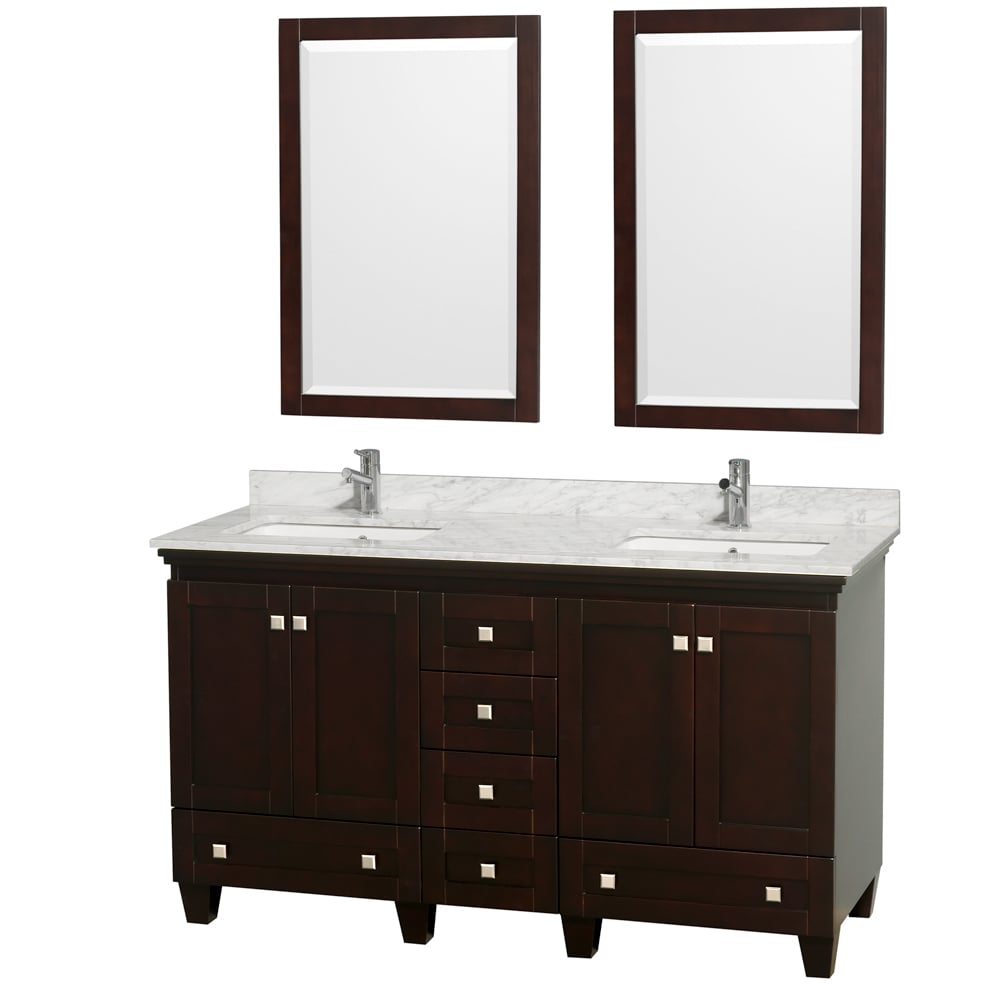 Wyndham Collection Acclaim 60 inch Double Espresso Vanity