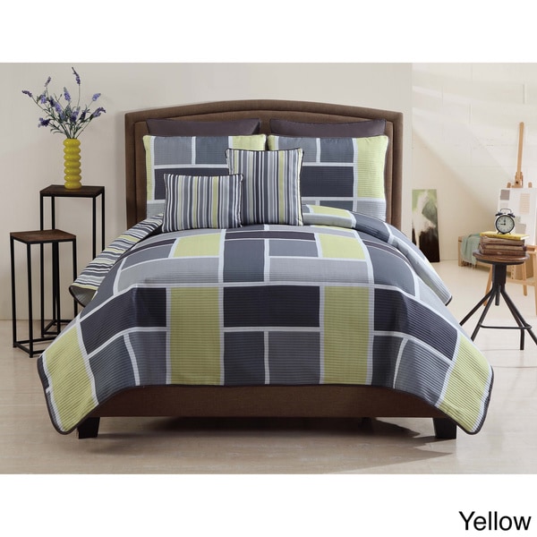 VCNY Morgan 7-piece Contemporary Quilt Set