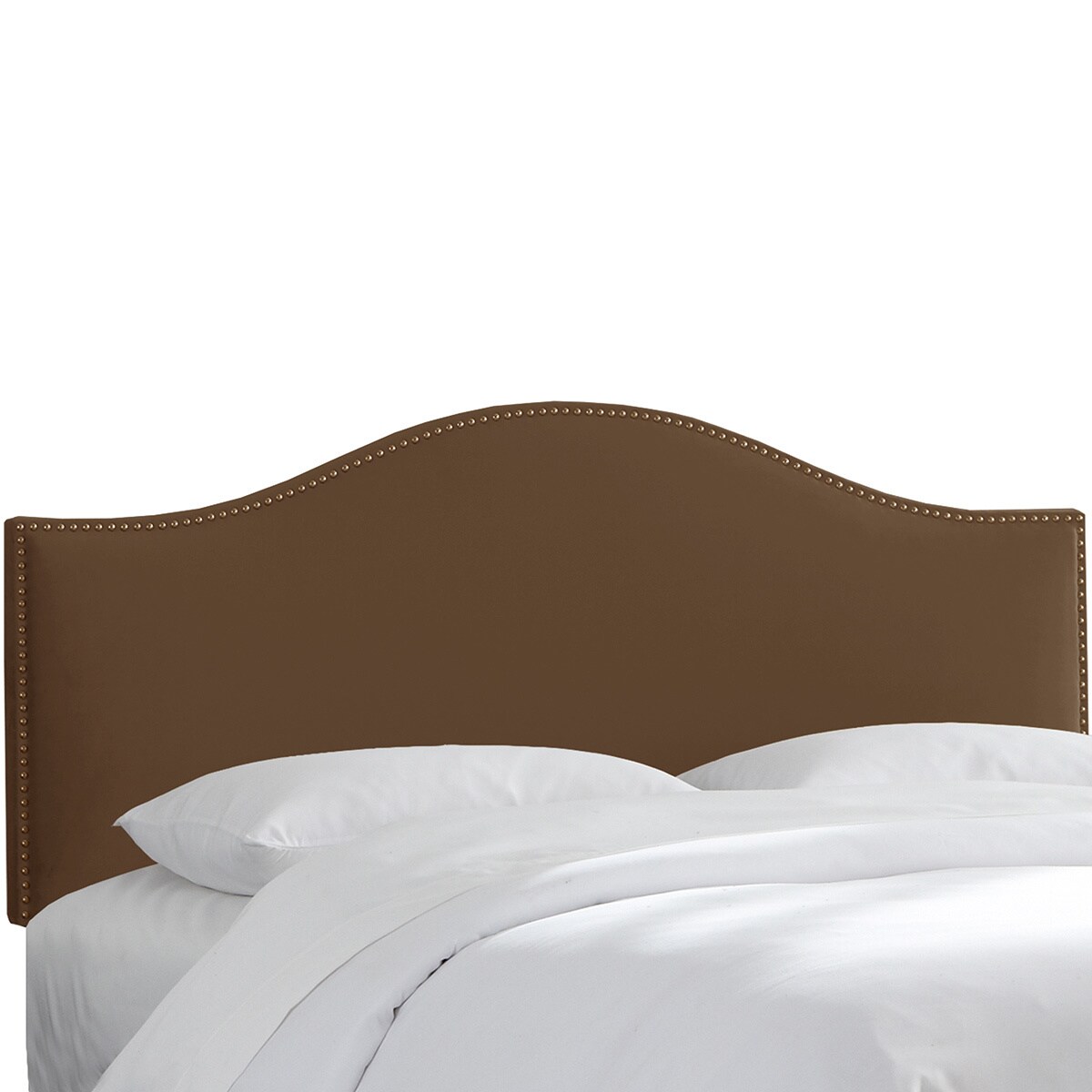 Skyline Furniture Nail On Headboard In Velvet Chocolate Skyline Furniture Nail On Headboard
