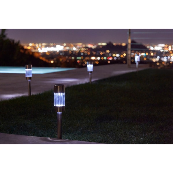 Pure Garden Outdoor Solarpowered LED Lights Set of 6 Free Shipping On Orders Over $45 Pure Garden Outdoor Solarpowered LED Lights Set of 6 Free Shipping On Orders Over $45