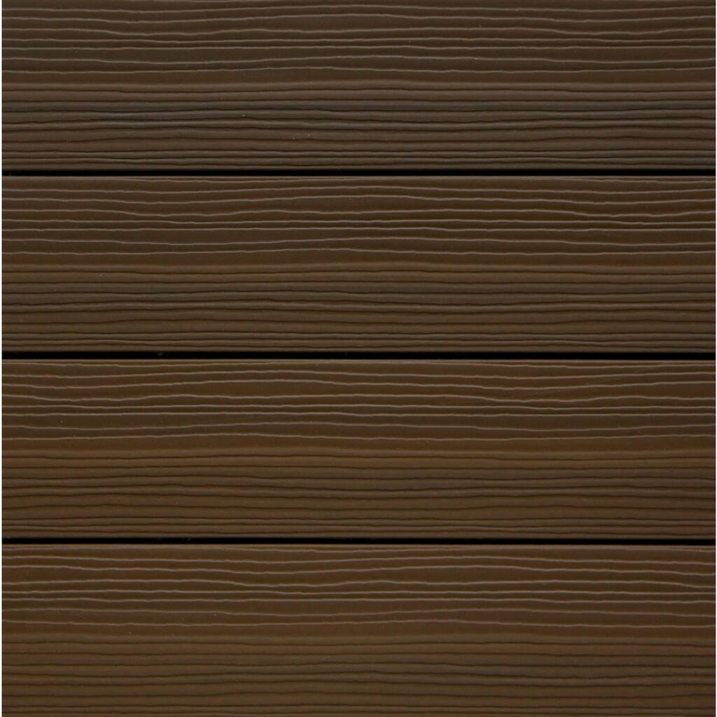 Kontiki Composite Chestnut Interlocking QuickDeck Tiles
