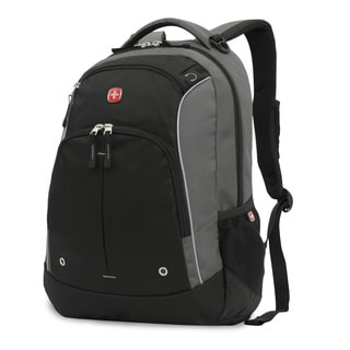 SwissGear Liteweight Grey/ Black Backpack - 16339016 - Overstock.com ...