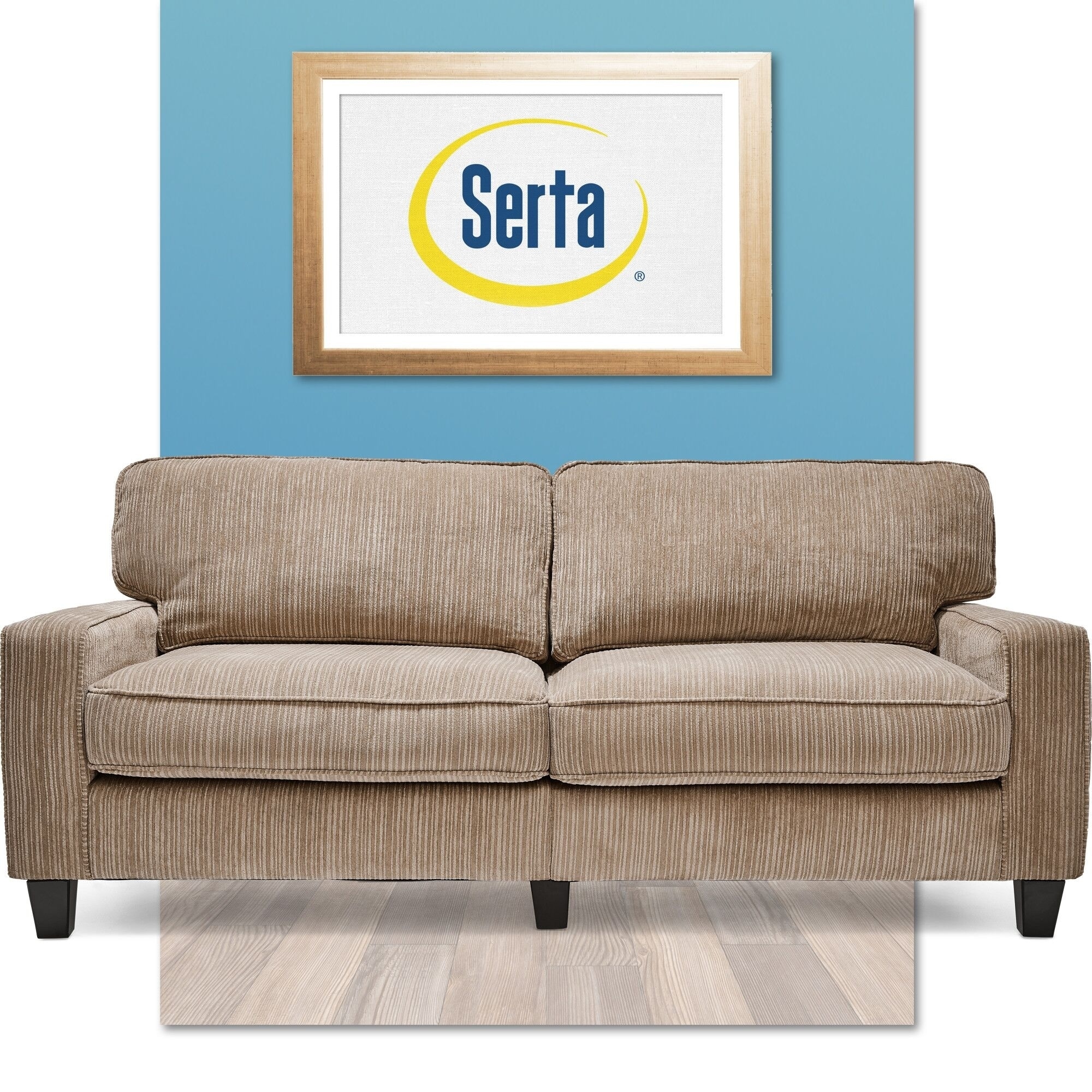 Serta Santa Cruz Collection Platinum Fabric Sofa