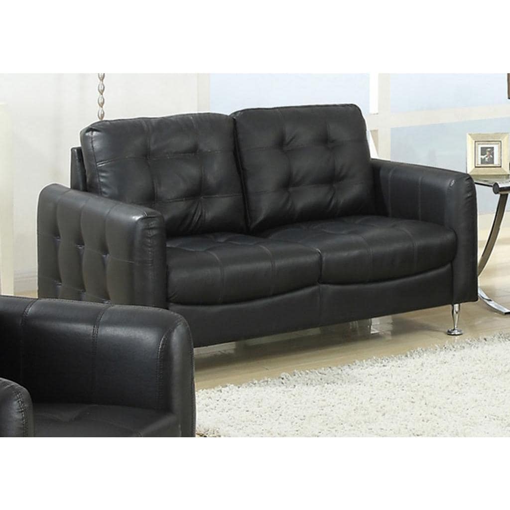 Megan Black Loveseat