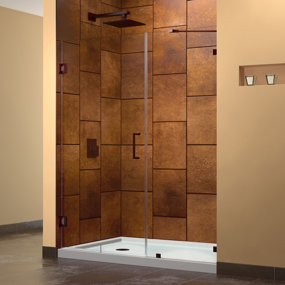 Dreamline Unidoorlux 51 In. W X 72 In. H Frameless Hinged Shower Door