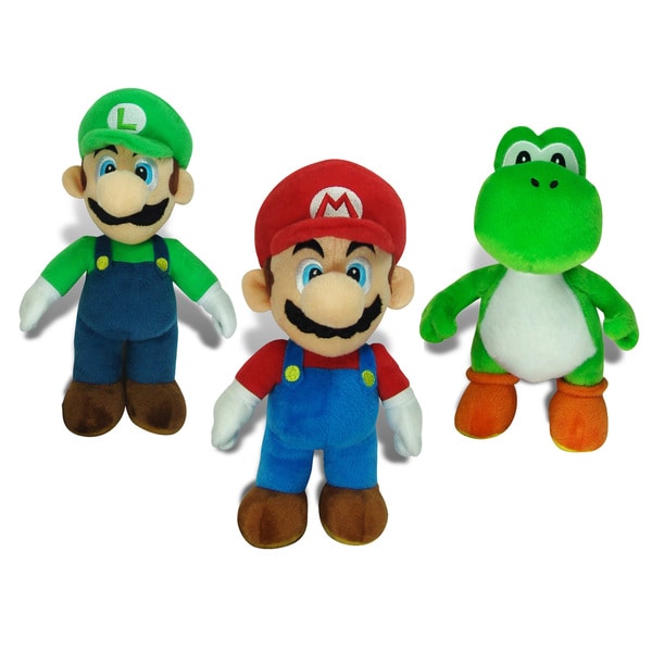 mario brothers stuffed characters