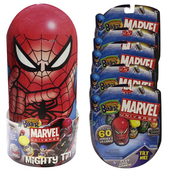 Marvel Mighty Beanz and Storage Case Bundle Overstock