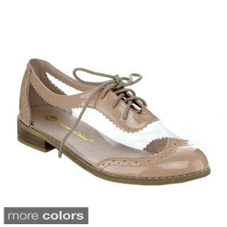BE INTOUCH STEVIE-2 Women's Lace-up Splicing Oxfords