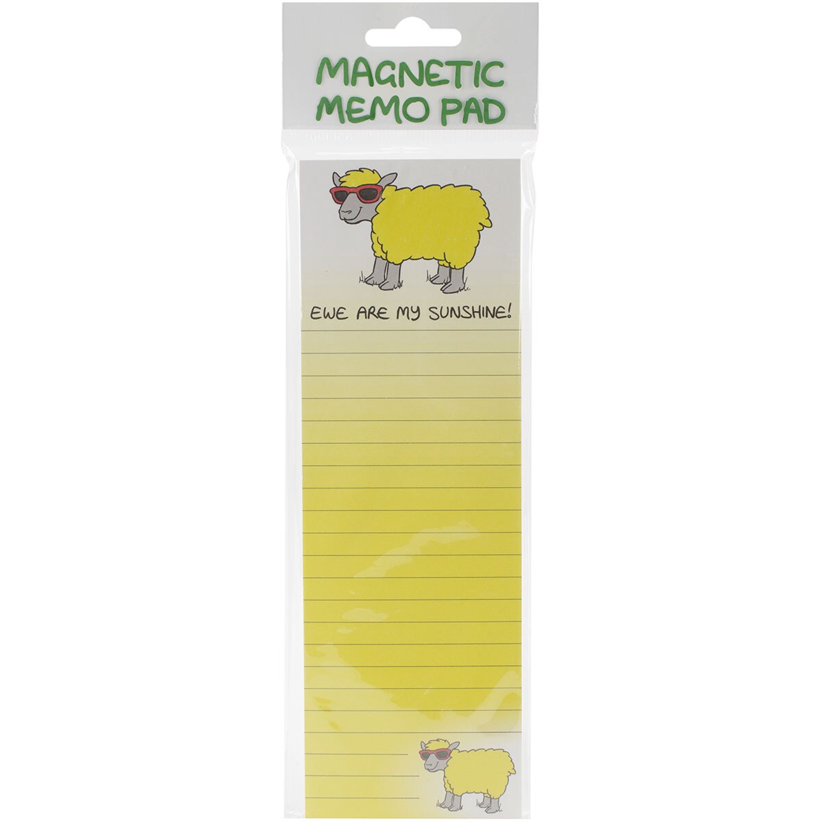 Magnetic Memo Pad 2.75x8.25in