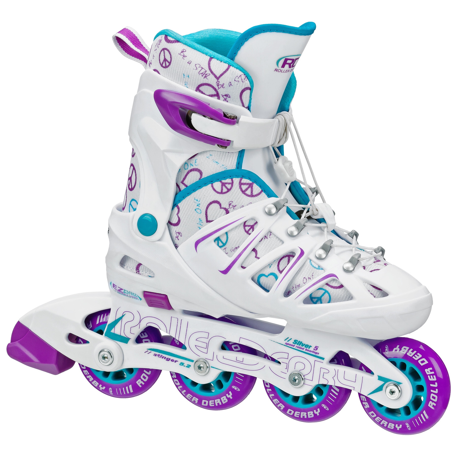 Stinger 5.2 Girls Adjustable Inline Skates