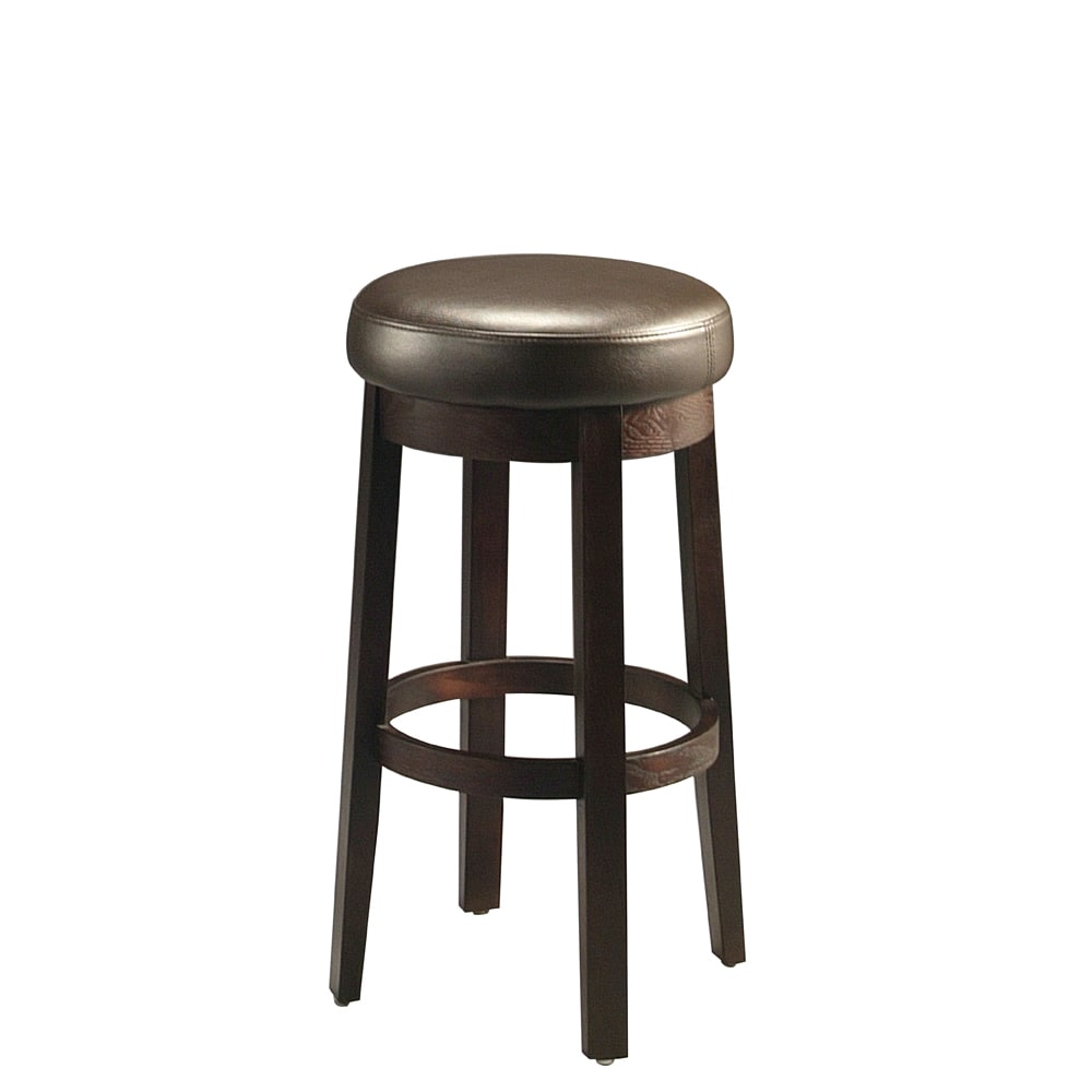 Ekatarina Kerkyra Brown Bonded Leather Counter Stool