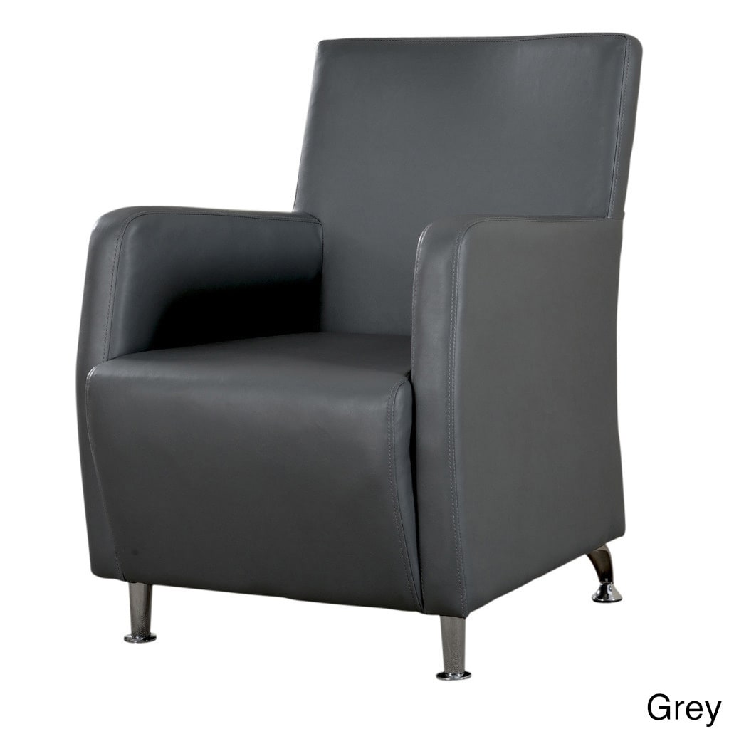 Brock Faux Leather Accent Chair