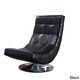 Shop Electra Swivel Faux Leather Accent Chair - Free Shipping Today ...