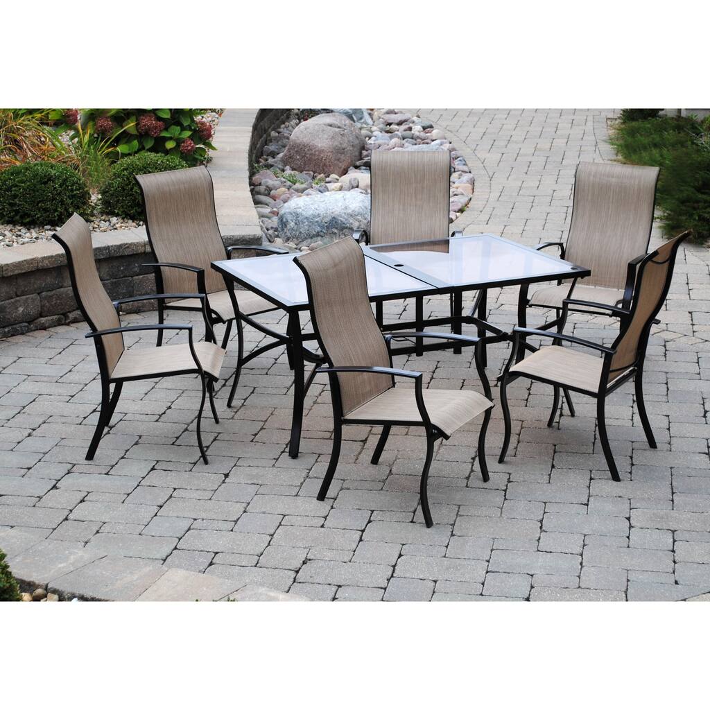 Sun Casual St. Croix 7-piece Sling Dining Set