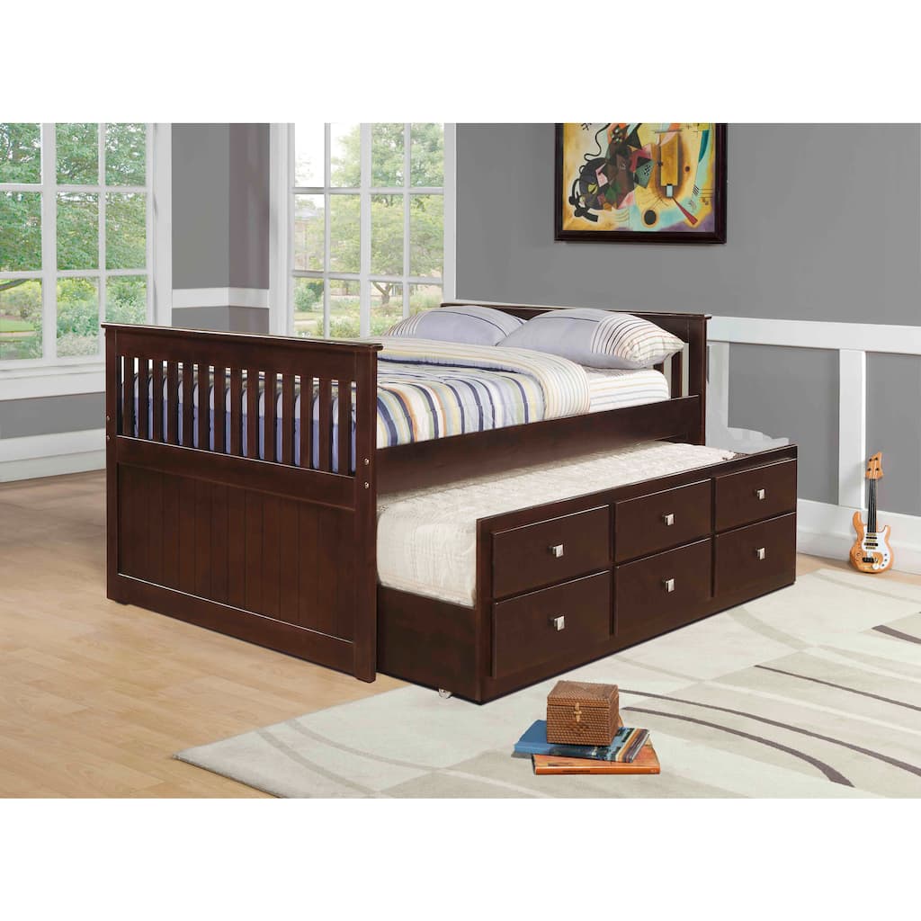 Donco Kids Mission Captains Full Bed with Trundle