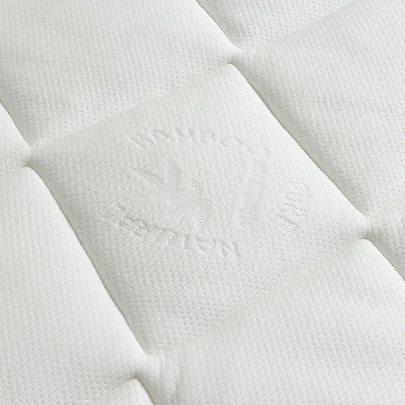 Spa Luxe Super Plush Viscose from Bamboo Mattress Pad with Quiet Bottom - White