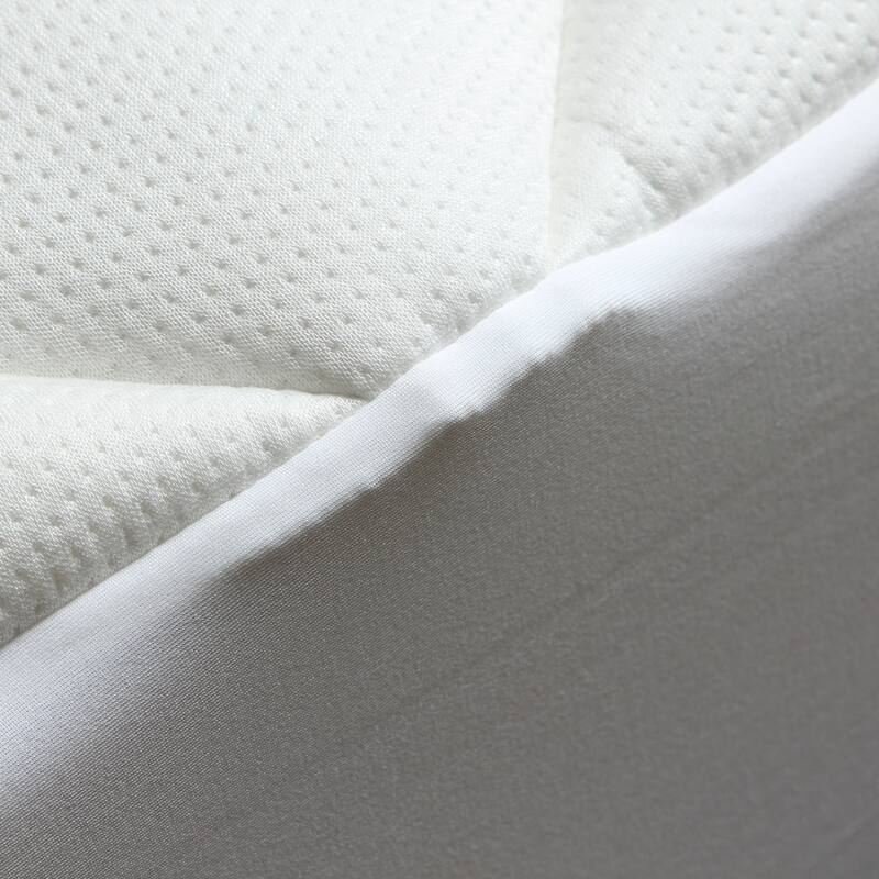 Spa Luxe Super Plush Viscose from Bamboo Mattress Pad with Quiet Bottom - White