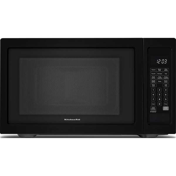 KitchenAid Black 1.6-cubic-foot Countertop Microwave - Free Shipping ...