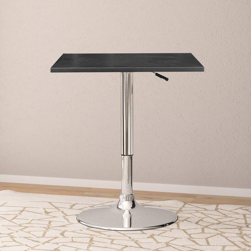 Maya Adjustable Height Square Bar Table