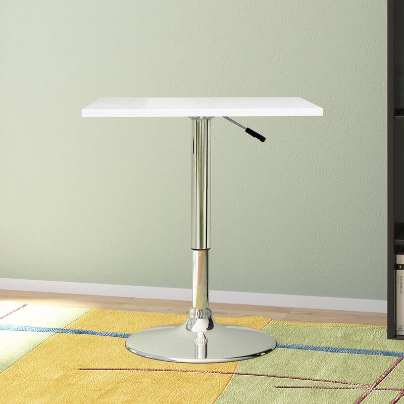 Maya Adjustable Height Square Bar Table