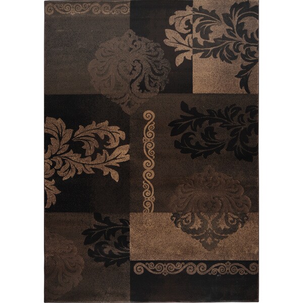Home Dynamix Fresco Collection Contemporary Machine Made Polypropylene Area Rug - 7'10 x 10'10