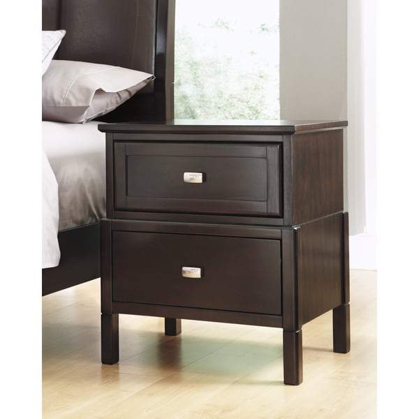 Signature Designs by Ashley Karolino Dark Brown 2-drawer ...