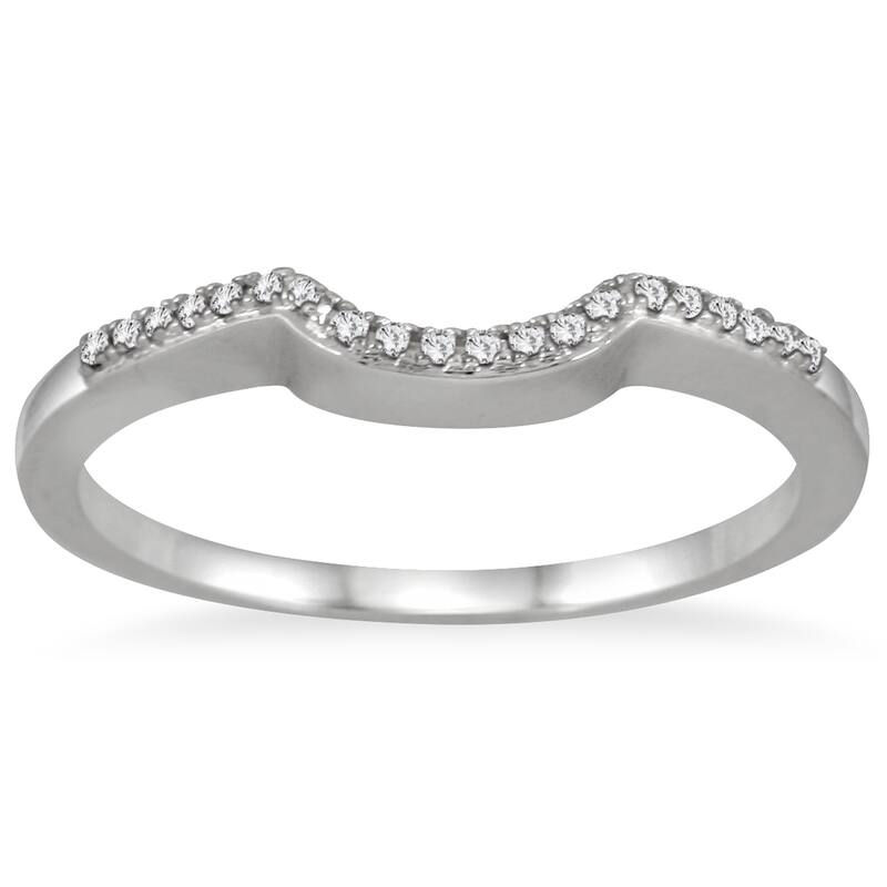 Marquee Jewels 10k White Gold 1/2ct TDW Diamond Double Halo Split Shank Bridal Set
