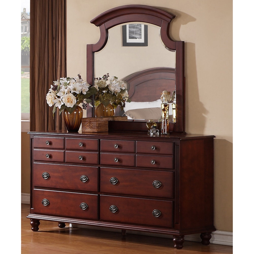 Global Furniture Usa Laura Cherry Dresser Cherry Size 6 drawer