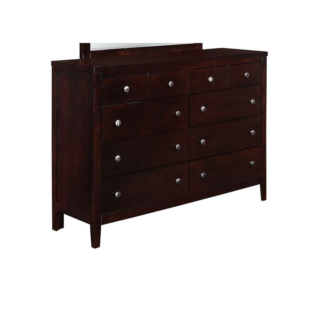 Global Furniture Usa Lily Antique Black Dresser Black Size 8 drawer