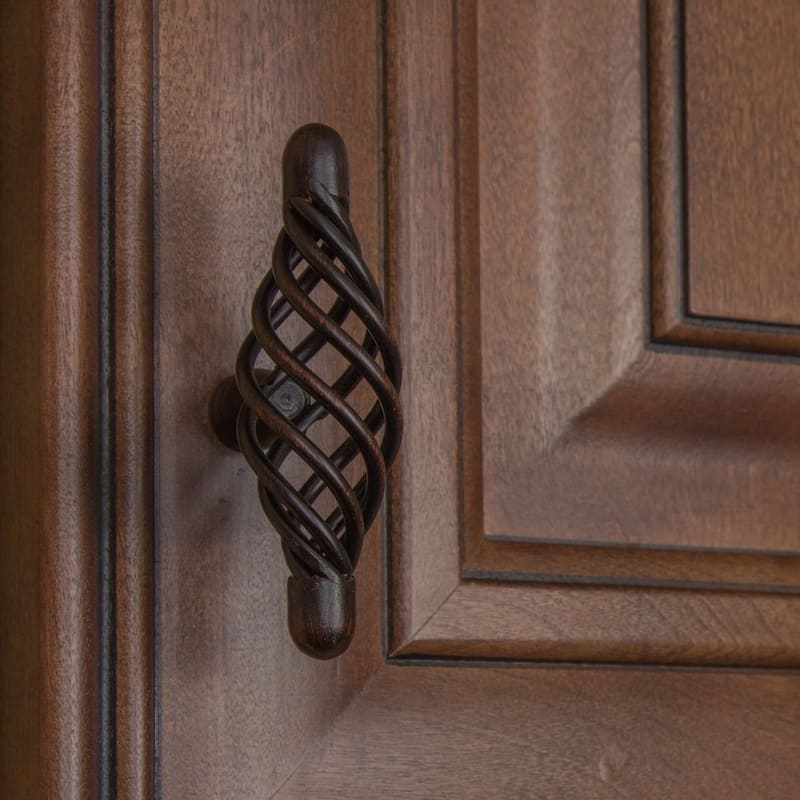 GlideRite 3-inch Rustic Bronze T-Handle Birdcage Cabinet Knobs (Pack of 10)