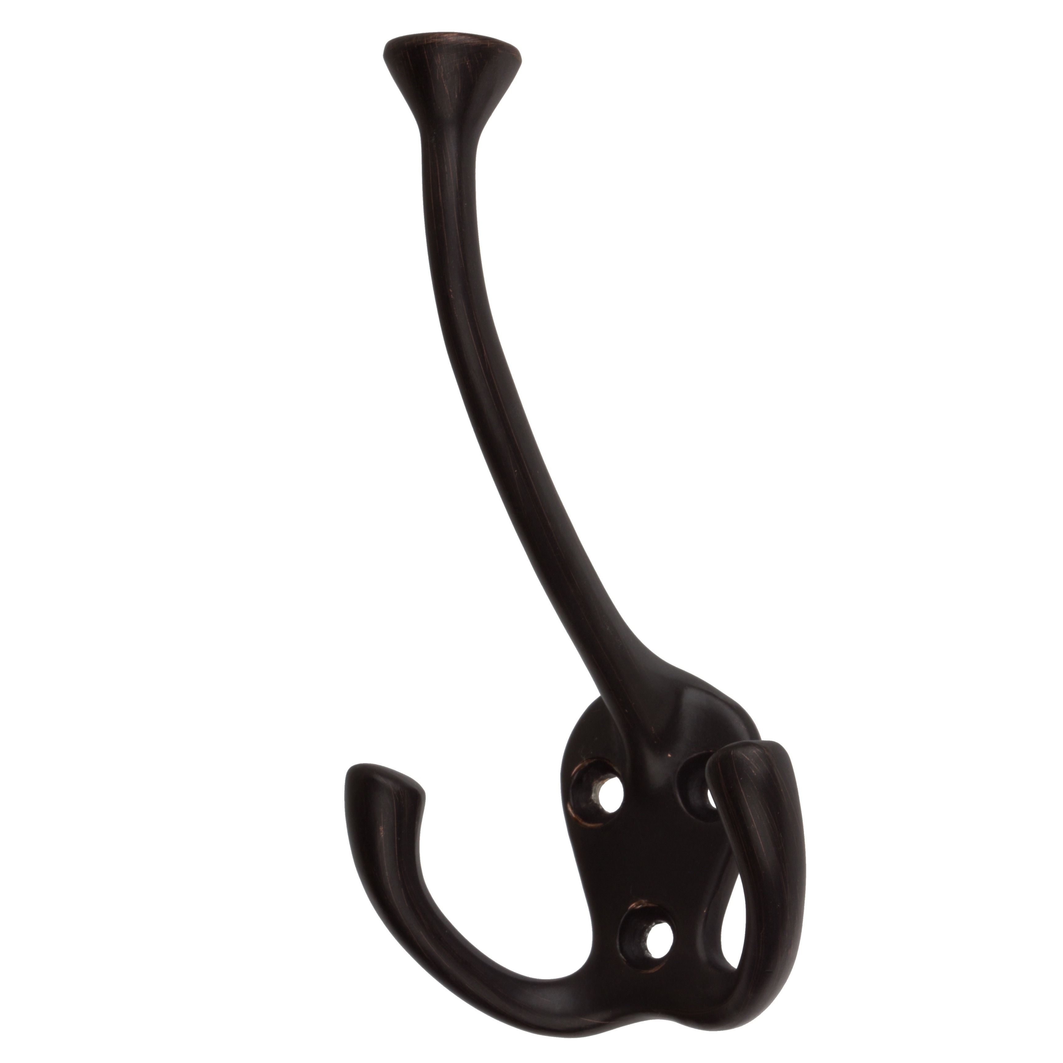 Gliderite Oil Rubbed Bronze Coat Tri hooks (pack Of 10)