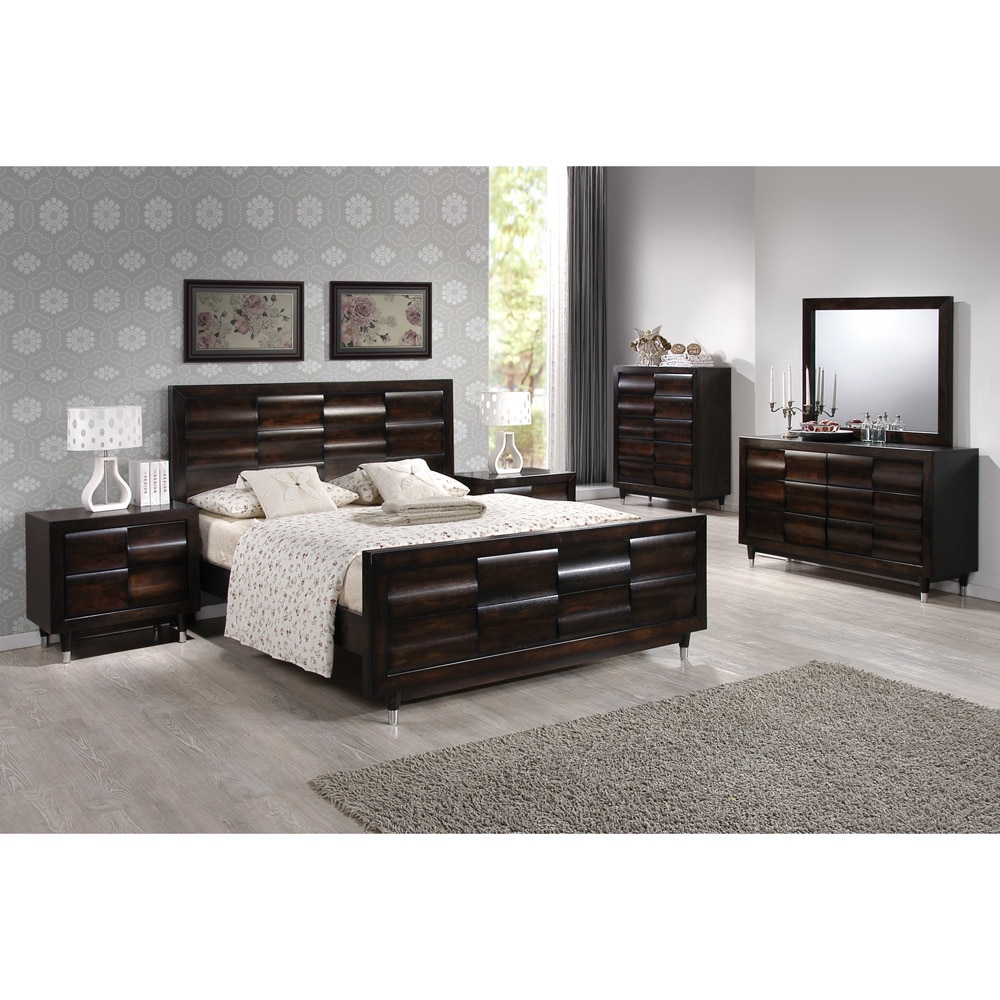 Global Furniture Usa Hamptonantique Mahogany Queen Bed Brown Size Queen