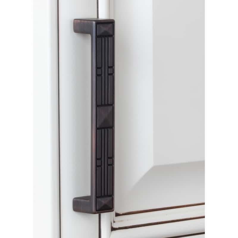 GlideRite 5-inch CC Oil Rubbed Bronze Craftsman Series Cabinet Pulls (Pack of 10)