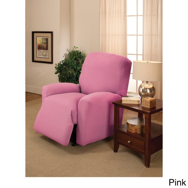 pink chair slipcover