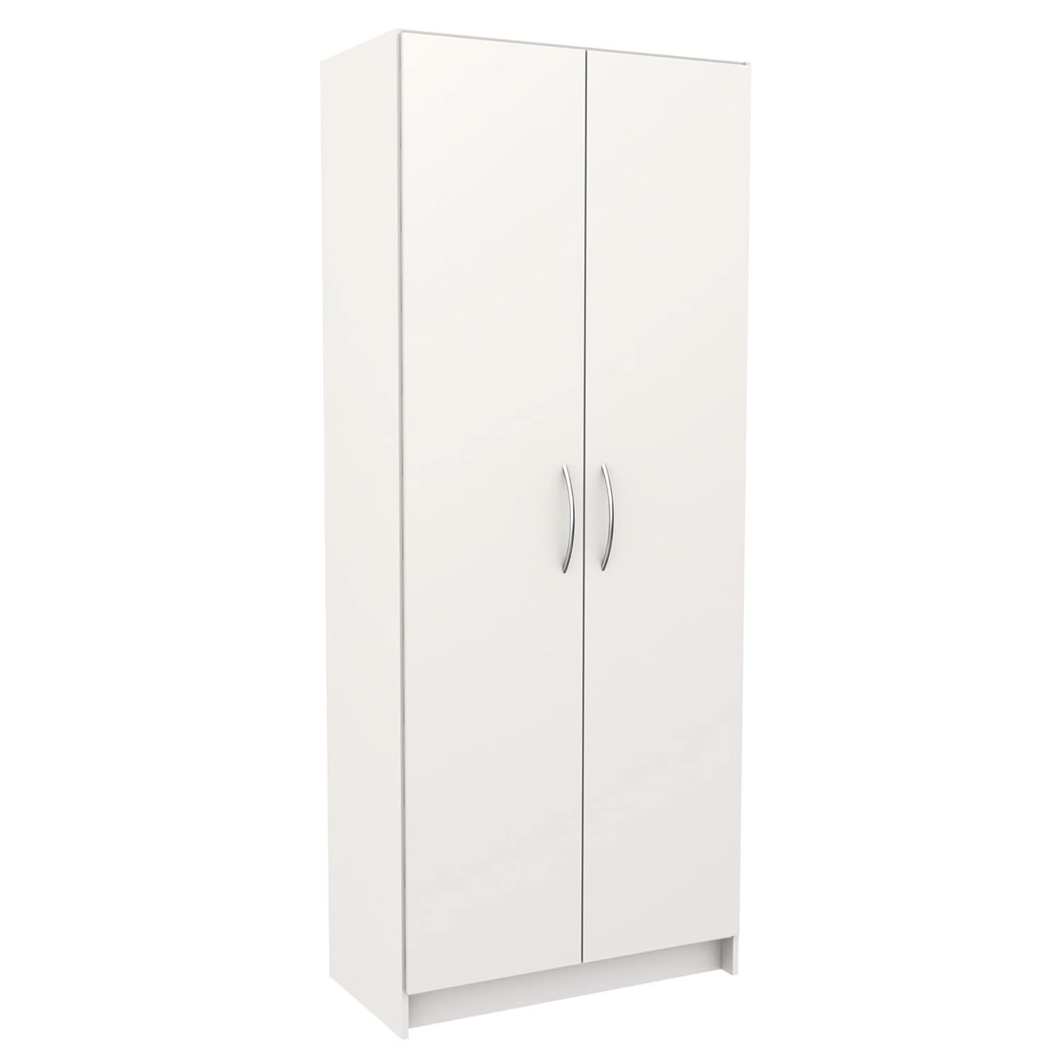 Shop Akadahome 72 Inch 5 Shelf Laminate Storage Cabinet In White