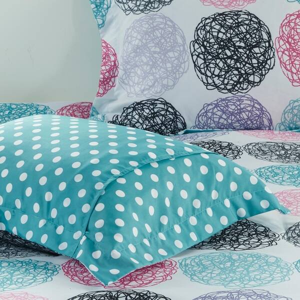 Shop Mi Zone Audrina Purple Reversible Comforter Set On Sale
