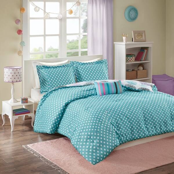 Shop Mi Zone Audrina Purple Reversible Comforter Set On Sale