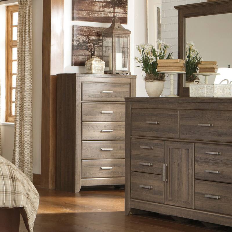 Signature Design by Ashley Juararo Brown Media Chest