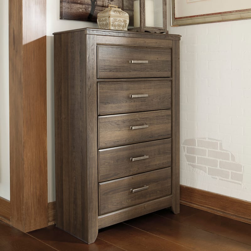 Signature Design by Ashley Juararo Brown Media Chest