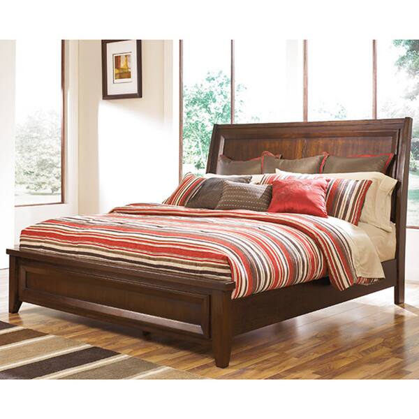 Signature Design By Ashley Holloway Brown King Size Bed