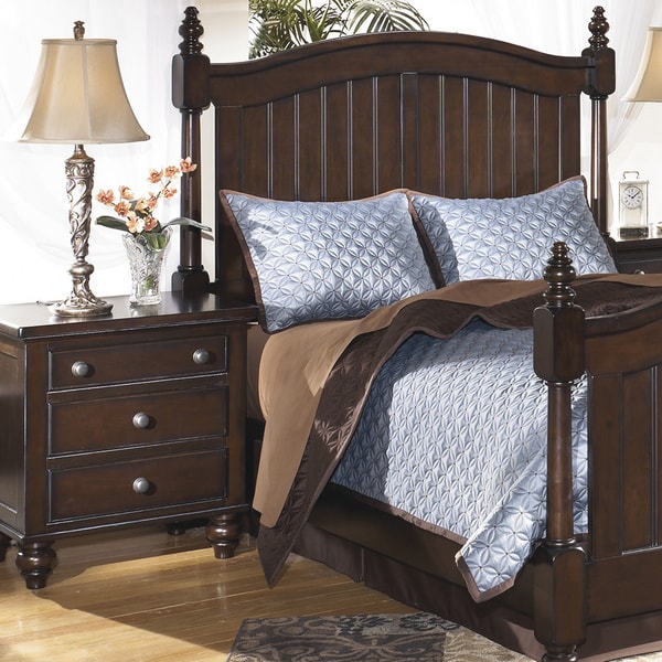 Signature Designs by Ashley Camdyn Dark Brown 3 drawer Nightstand