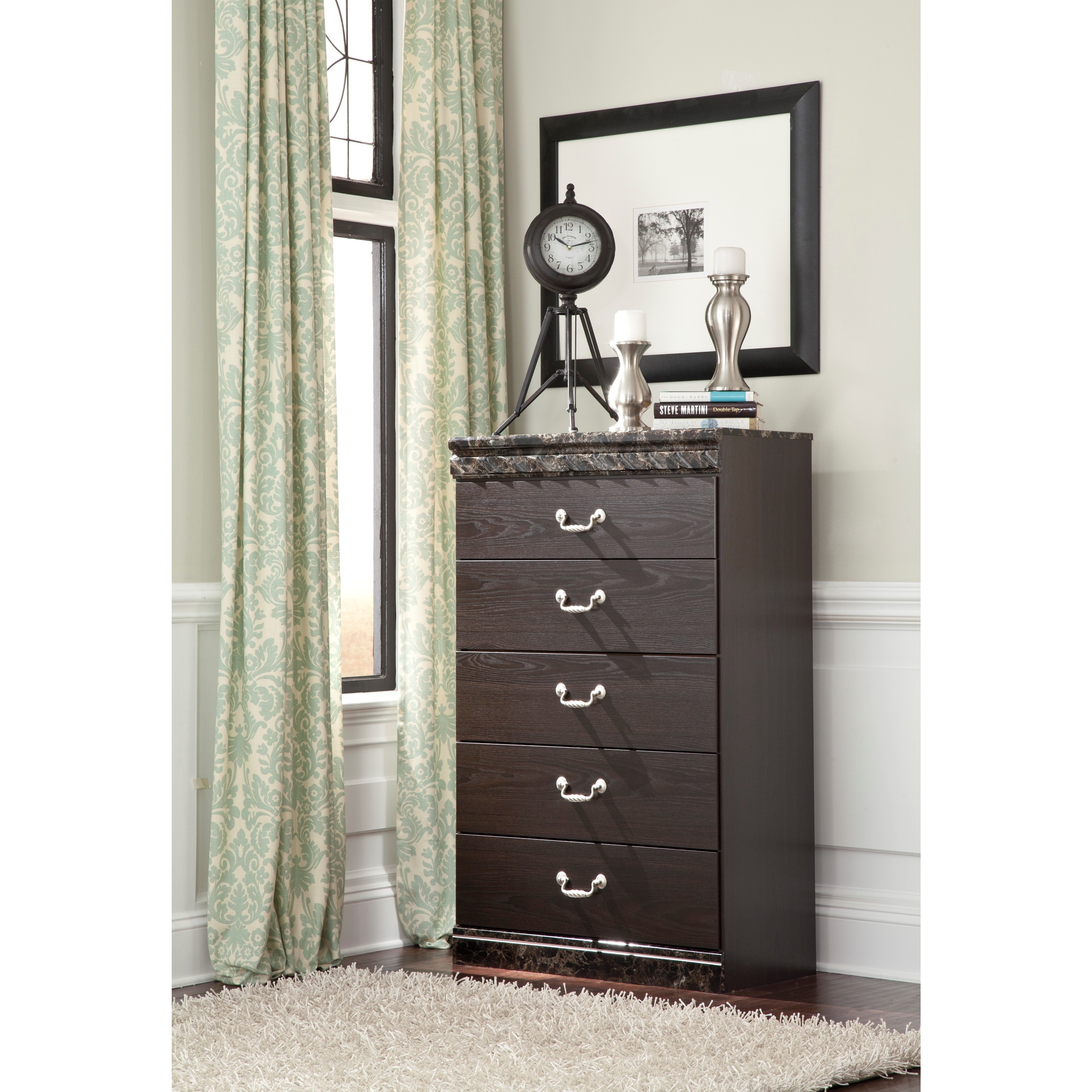 Signature Design By Ashley Signature Designs By Ashley Vachel Dark Brown 5 drawer Chest Brown Size 5 drawer