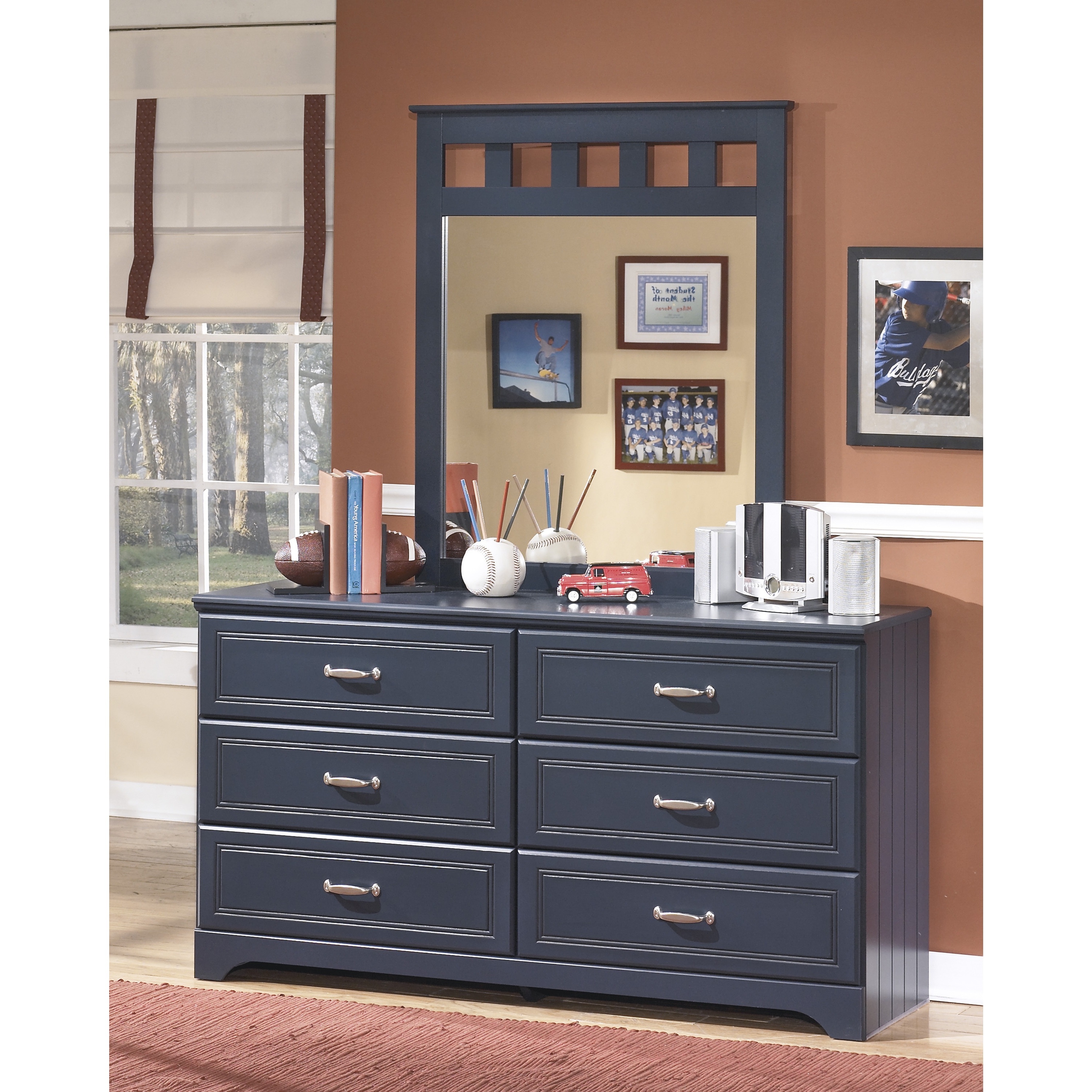 Signature Designs by Ashley 'Leo' Blue Dresser - Bed Bath & Beyond
