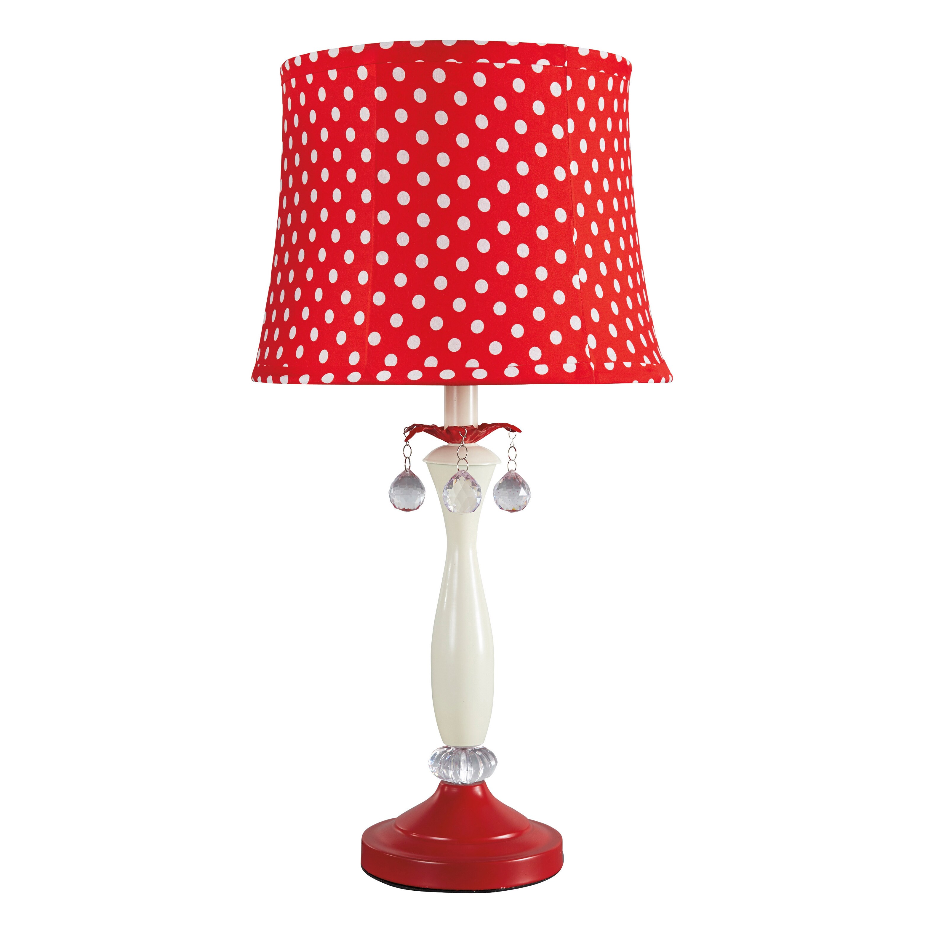 polka dot table lamp