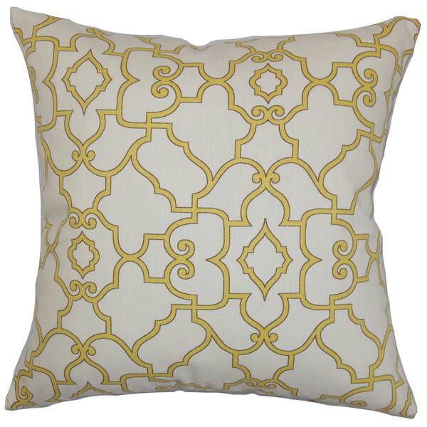 Macca Moorish Tile Down Fill Buttercup Throw Pillow - Bed Bath & Beyond ...