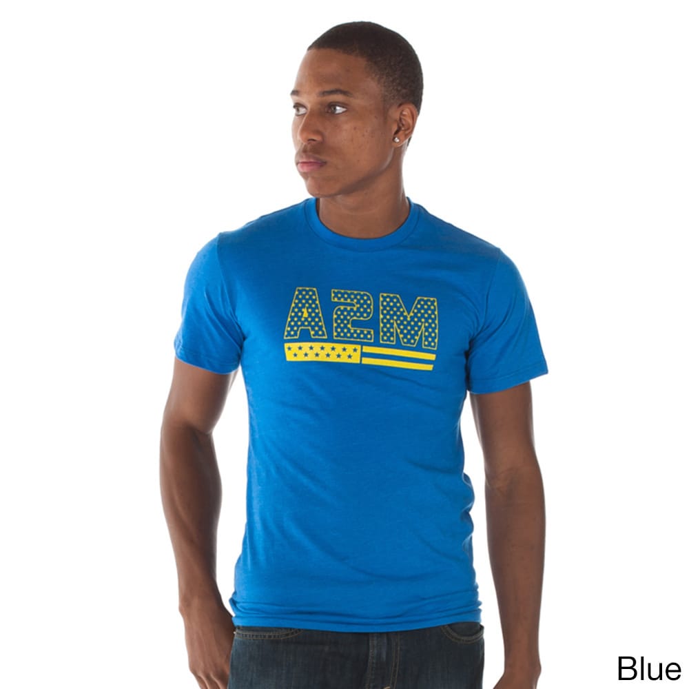 A2musa Mens A2m Star Graphic T shirt