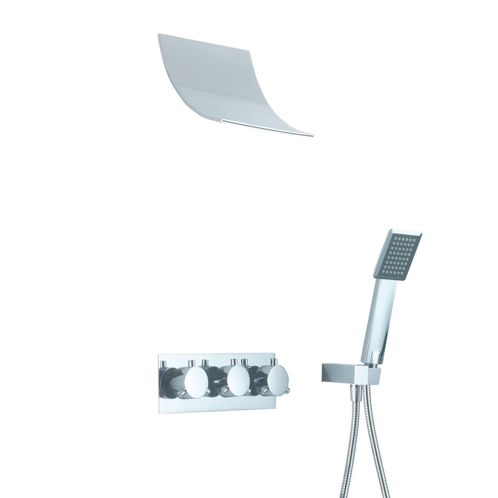 Sumerian Volume Complete Shower System with Rough-in Valve