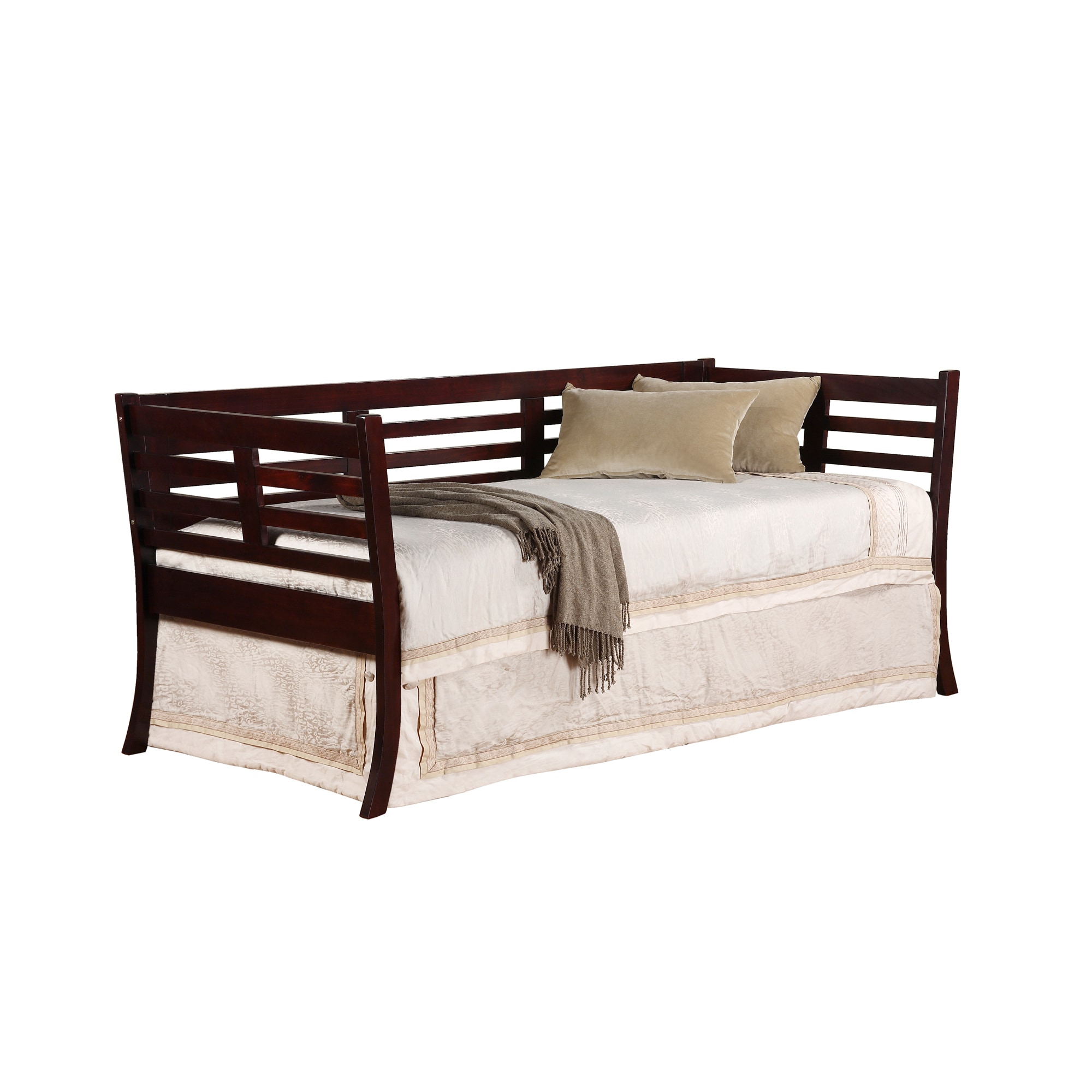 Donco Kids Donco Kids Dark Cappuccino Twin Contemporary Daybed Cappuccino Size Twin